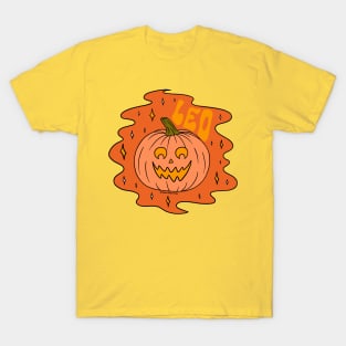 Leo Jack O Lantern T-Shirt